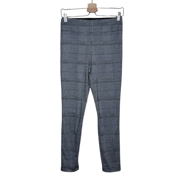 Max Studio Houndstooth Plaid Pull On Leggings NWT Size Small - Picture 1 of 13